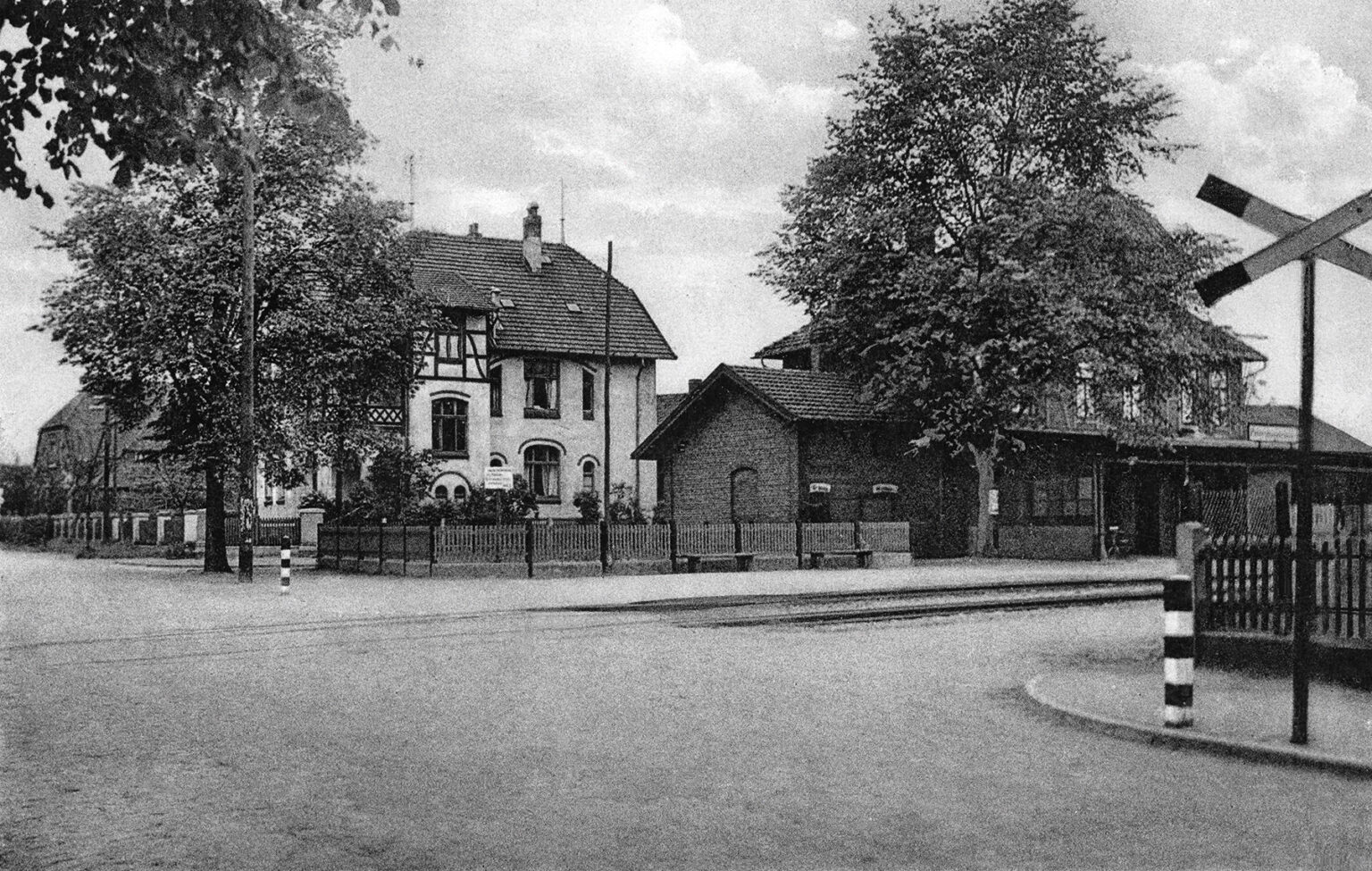 Historischer Stadtrundgang Petershagen Station 26 Bahnhof